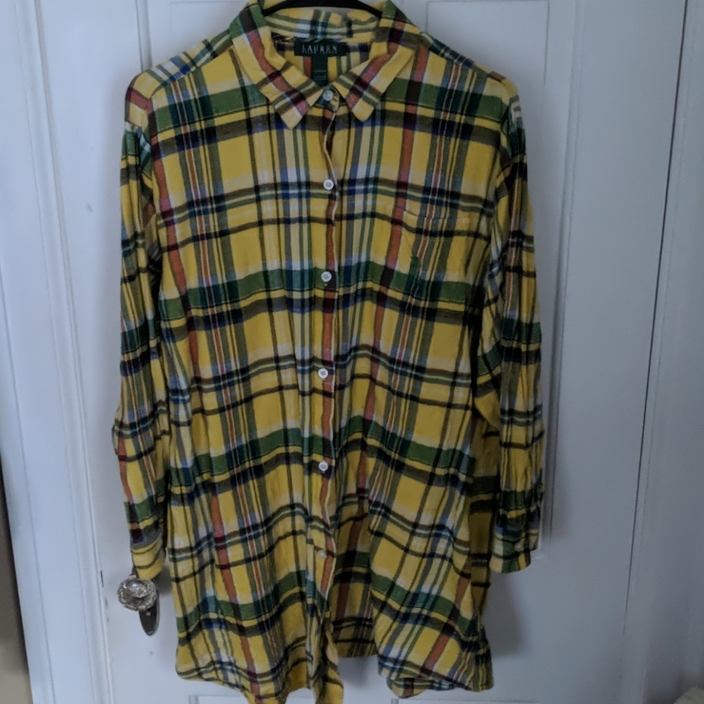 Flannel Shirt Dress